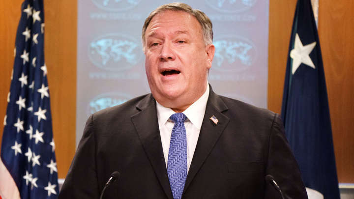 Китай ввів санкції проти ряду чиновників адміністрації Трампа, в тому числі - Помпео