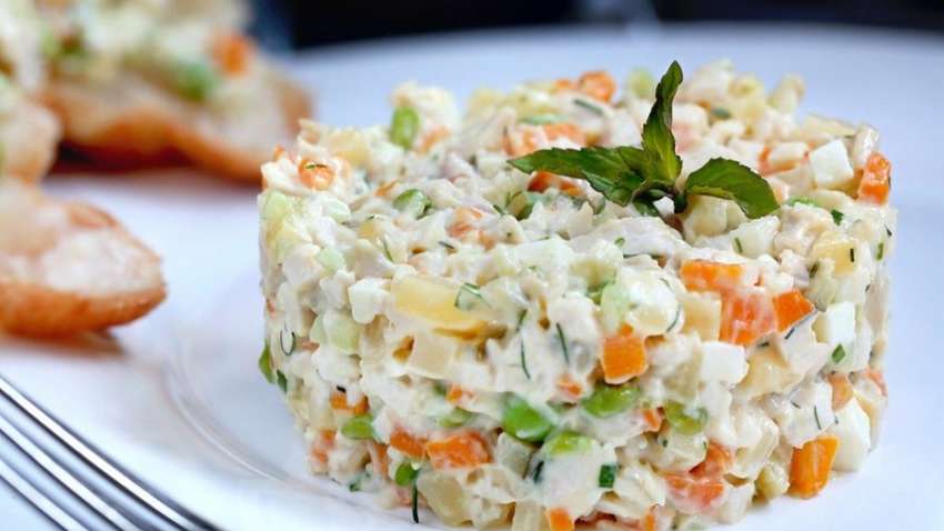 Чем заменить «Оливье»: рецепт салата «Снежная королева»