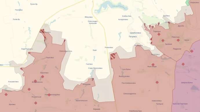 Фронт почав рухатися: у DeepState показали, де прорвалися окупанти