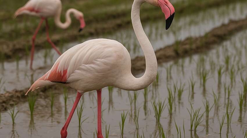 Банды фламинго уничтожили 90% урожая в Италии: что произошло