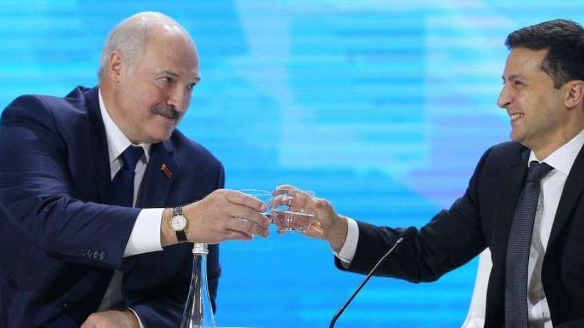 Лукашенко випив із Зеленським 