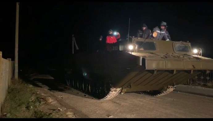 Остров Бирючий из-за шторма отрезало от суши, пришлось эвакуировать 11 человек