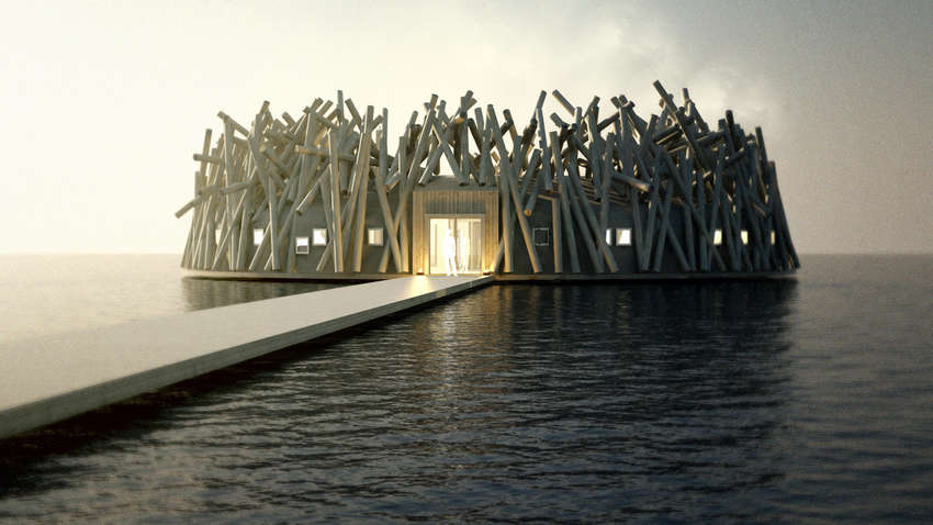 У Швеції відкрився плаваючий готель