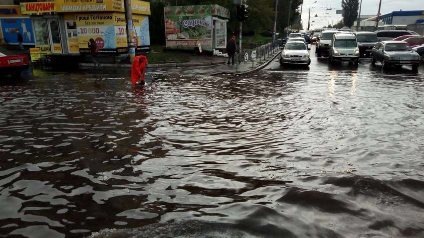 В Киеве выпало рекордное количество осадков за последние 129 лет