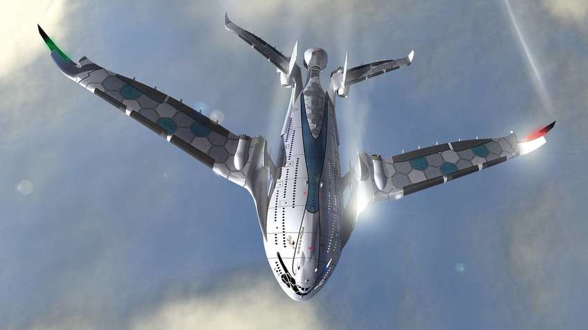 В США создали концепт футуристического электросамолета