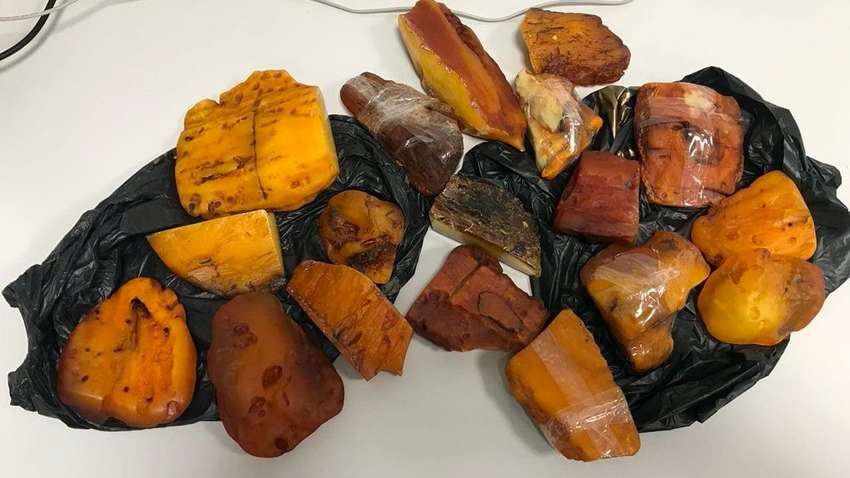 СБУ перехватила партию янтаря для арабских стран