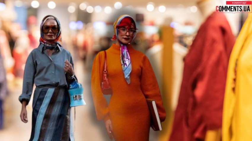 Хустки восени та взимку 2024-2025 – трендова заміна шапці