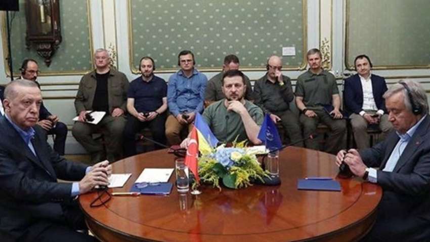 Зеленский после встречи с Эрдоганом и Гутеррешем назвал единственное условие для переговоров с РФ