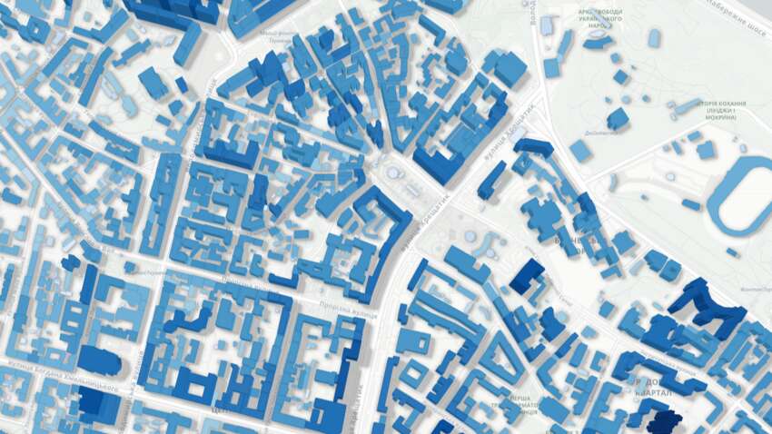 Вчені створили інтерактивну карту всіх 2,75 мільярда будівель на Землі: можна знайти свій дім Вчені створили інтерактивну карту всіх 2,75 мільярда будівель на Землі: можна знайти свій дім