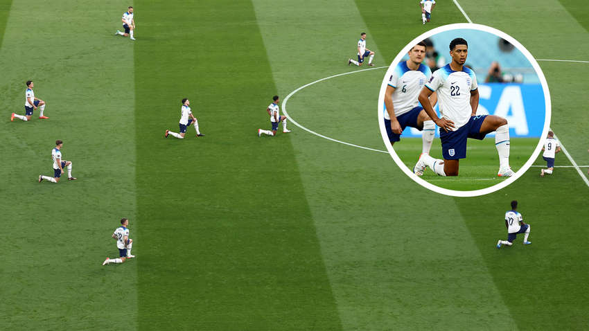 ЧС-2022: чому футболісти стають на одне коліно перед матчами