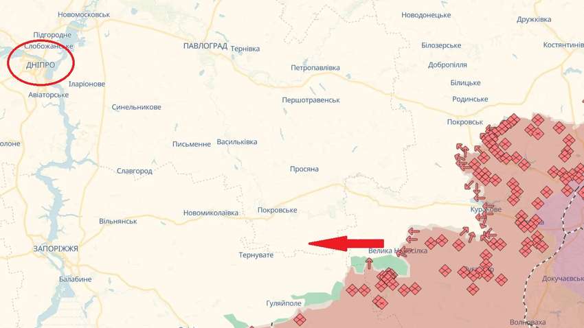 Росіяни планують просунутися до Дніпропетровщини: що відомо