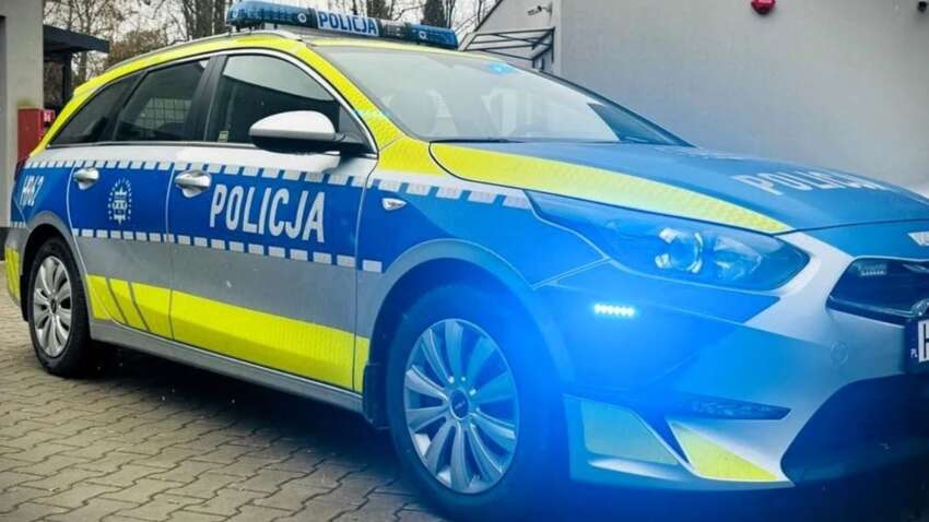 У Польщі українець відкусив шматок авто поліціянтів, які приїхали його затримувати 