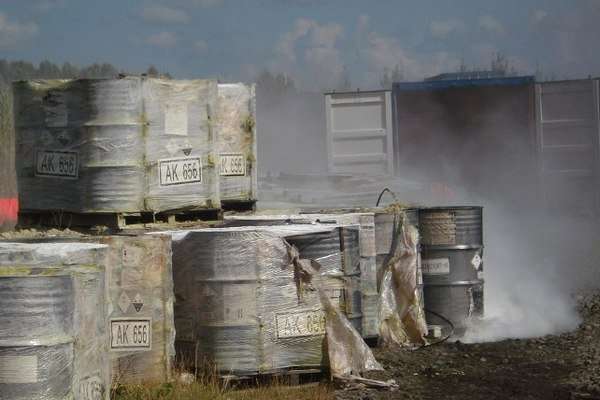 На запорожском заводе произошла крупная утечка тетрахлорида титана