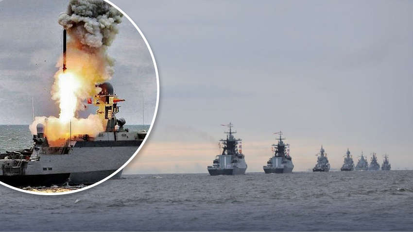 РФ вивела рекордну кількість ракетоносіїв в Чорне море: скільки споряджено “Калібрів”
