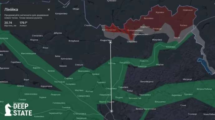 В DeepState подтвердили, что россияне оккупировали еще один населенный пункт на Сумщине