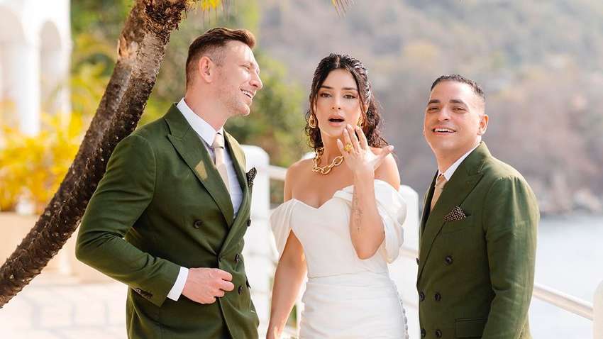 Участник «Холостячки» сыграл свадьбу с любимым в Мексике: его избранником стал колумбиец