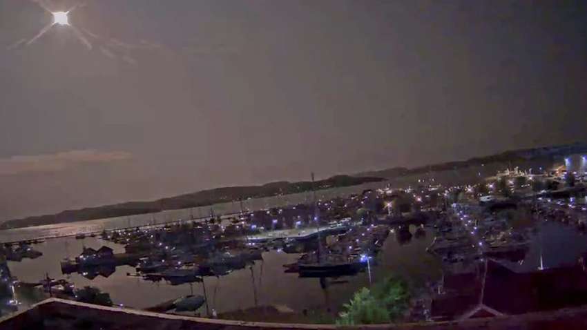 В Норвегии упал большой метеорит (ВИДЕО)