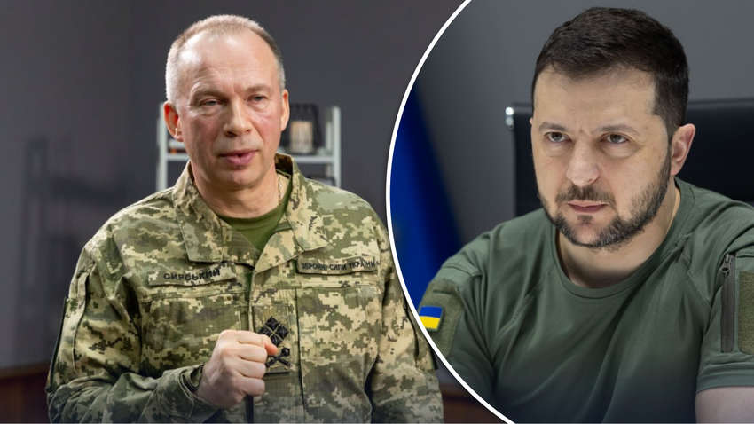 Зеленский провел разговор с Сырским по поводу ситуации на фронте: детали Зеленский провел разговор с Сырским по поводу ситуации на фронте: детали