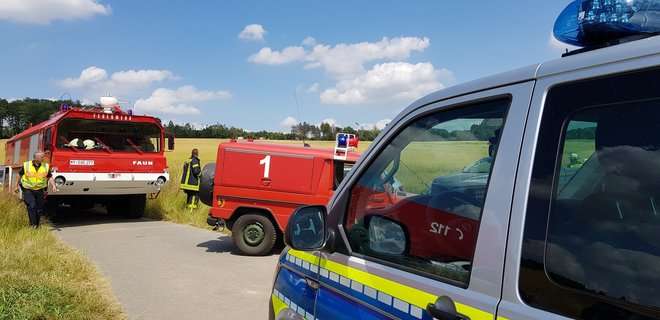 В Германии упал военный вертолет: погиб человек