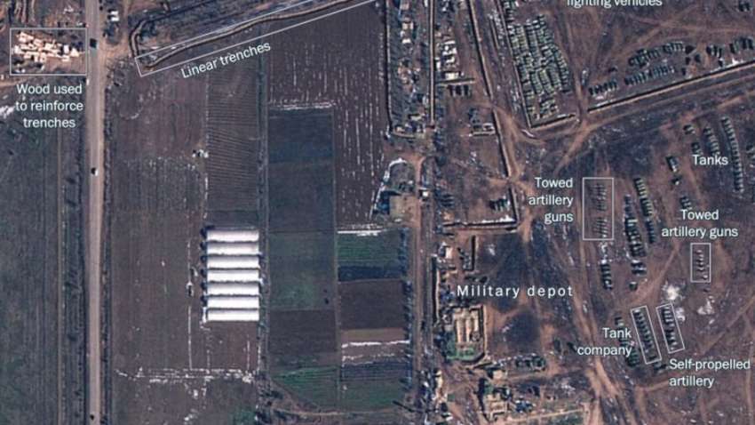 Кремль спустошує свої бази з технікою на півночі Криму Кремль спустошує свої бази з технікою на півночі Криму