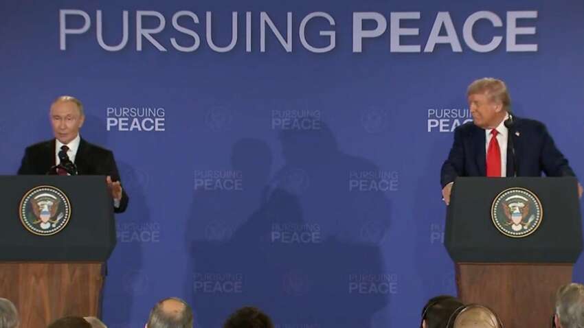 Путін під час пресконференції з Трампом зробив цинічну заяву про мир в Україні