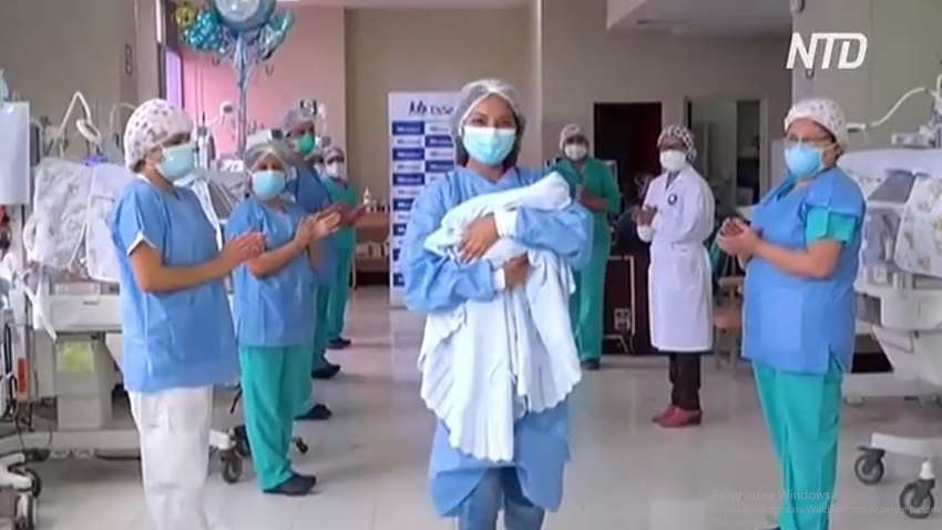 У Перу виходили хвору коронавірусом недоношену дитину - за словами медиків, він став символом надії