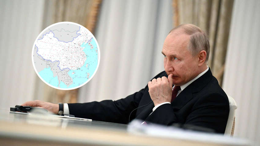 Китай показав нову карту своєї країни: Путіну це може не сподобатися