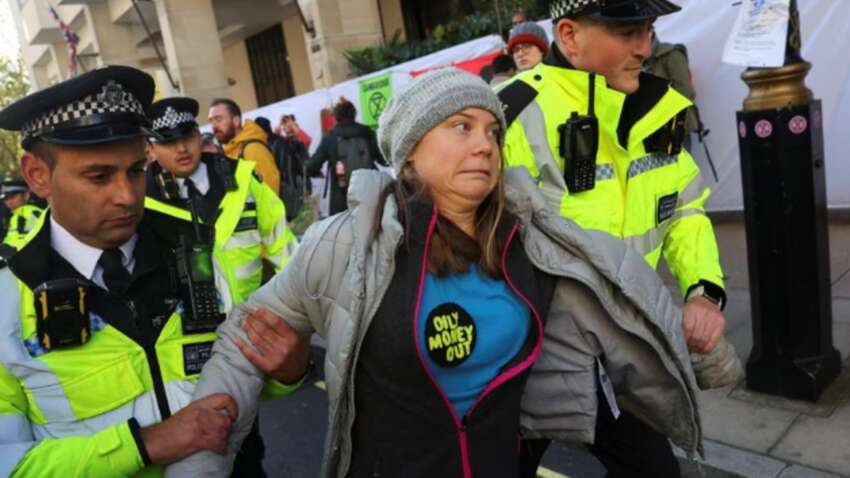 Грета Тунберг затримана у Лондоні: екоактивістка потрапила у політичний скандал через Палестину