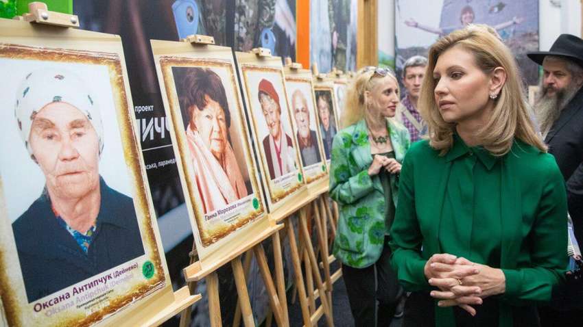 Олена Зеленська подякувала українцям, які переховували євреїв під час війни