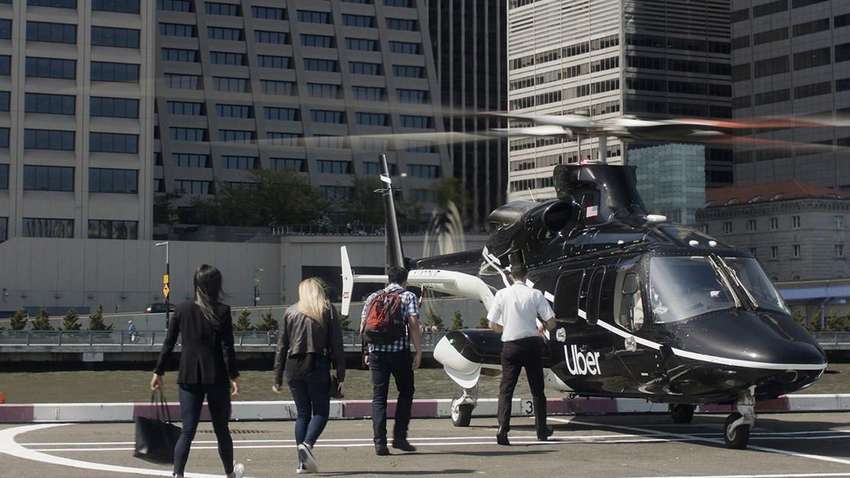 Американська компанія Über надаватиме послуги повітряного таксі
