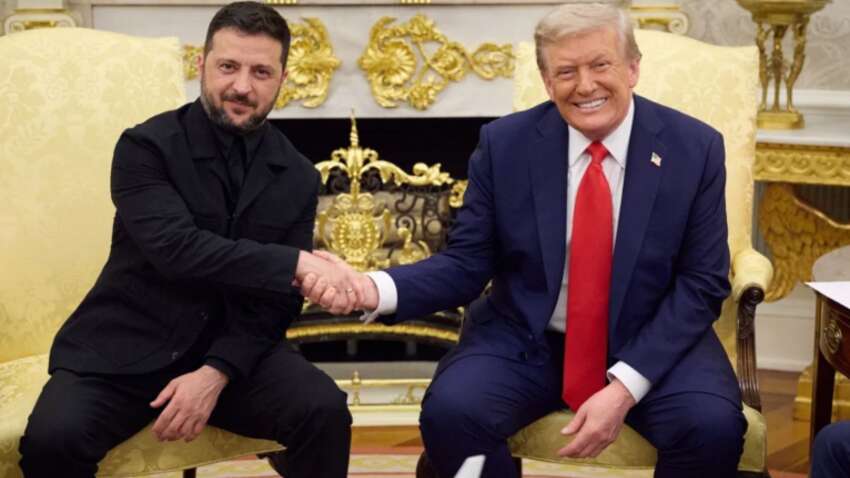 Трамп спросил Зеленского о России: ответ президента Украины всех рассмешил (ВИДЕО)