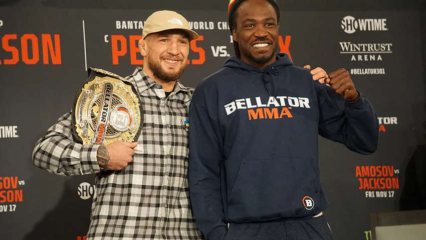 Амосов – Джексон: відео пресконференції та битви поглядів 