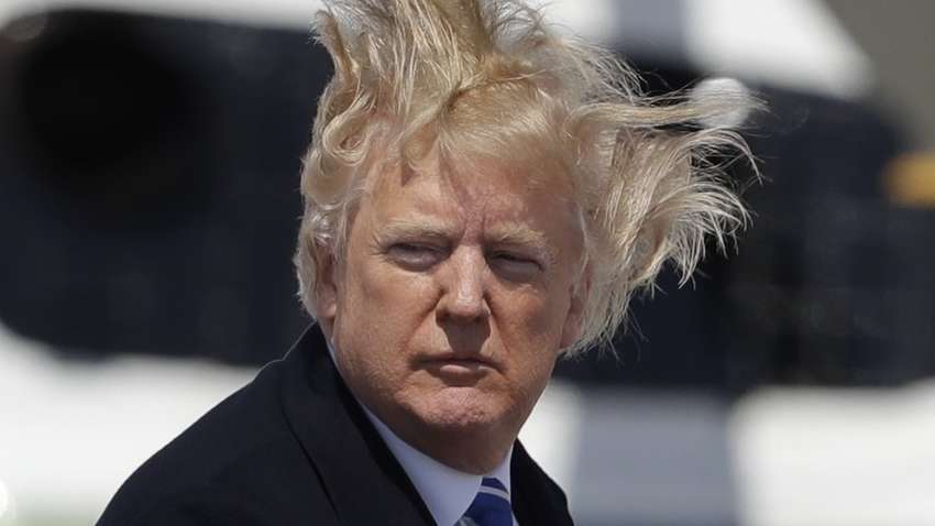Трамп похвастался прической и заявил, что у него самые лучшие волосы 