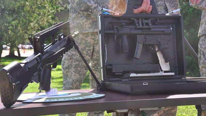 Пистолет-пулемёт MP5 в чемодане: зачем Heckler & Koch создала оружие, которое стреляло прямо из кейса Пистолет-пулемёт MP5 в чемодане: зачем Heckler & Koch создала оружие, которое стреляло прямо из кейса