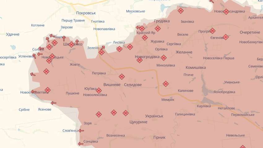 Россияне имеют продвижение почти по всей линии фронта