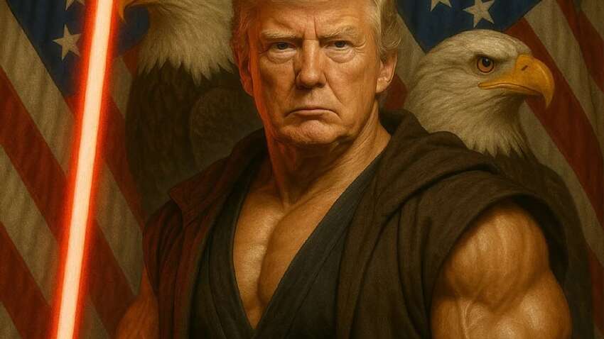 Трамп в образі джедая зі Star Wars: Білий дім загрався штучним інтелектом