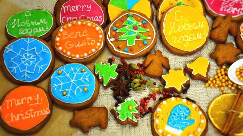 Ярко и празднично: рецепт имбирных пряников Ярко и празднично: рецепт имбирных пряников