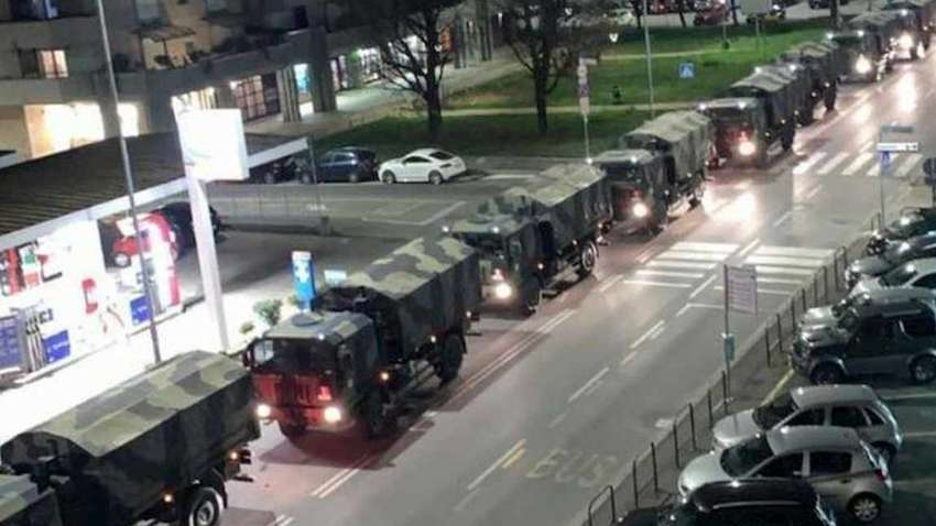 Коронавірус в Італії: з Бергамо труни вивозить військова техніка, місцевий крематорій не справляється (відео)