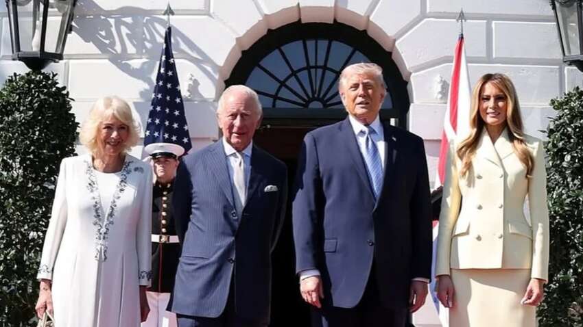 Трамп оконфузился на встрече с королевскими супругами: кого хлопнул по ягодицам (ФОТО)