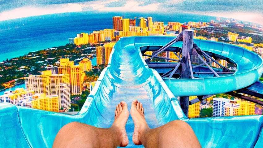 Тільки для сміливців: п'ять неймовірно екстремальних водних гірок Тільки для сміливців: п'ять неймовірно екстремальних водних гірок