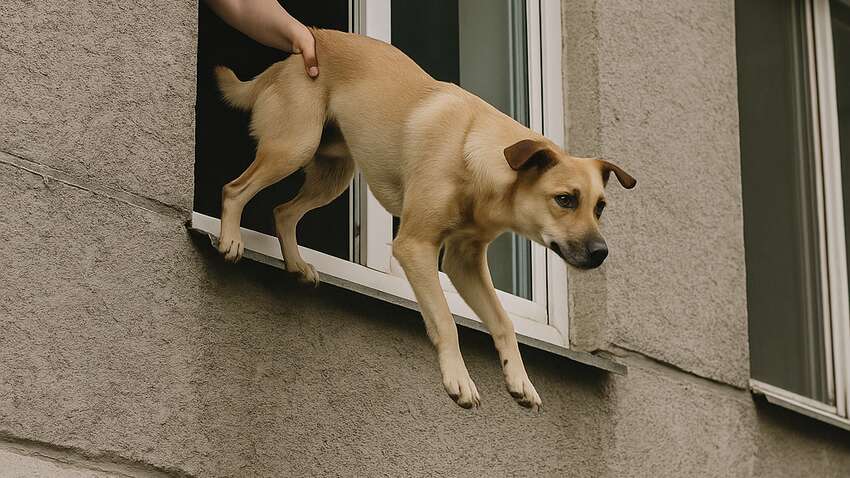 Жінка викинула чужу собаку у вікно, аби не віддавати власнику