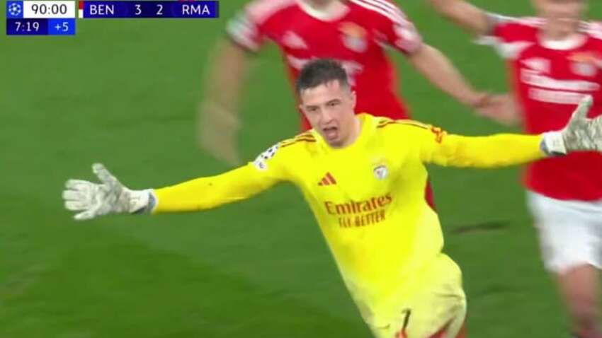 Появилась первая реакция Трубина на свой безумный гол в ворота "Реала"