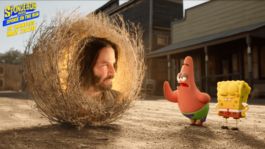 Кіану Рівз зіграв рослину в мультфільмі «Губка Боб»