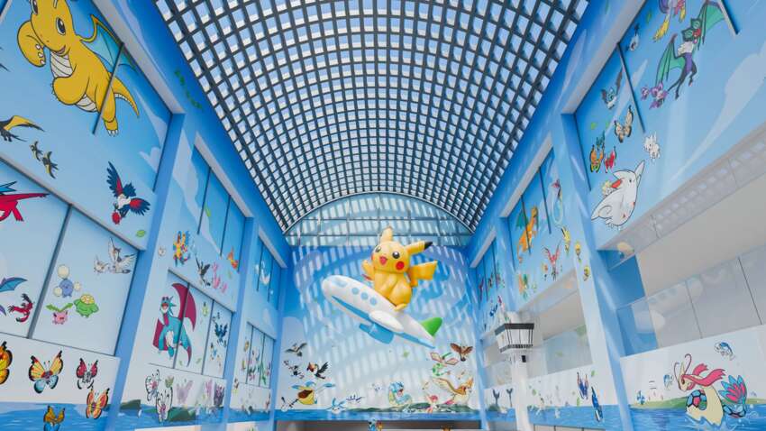 В Японии откроют первый в мире аэропорт в стиле Pokémon (ФОТО)