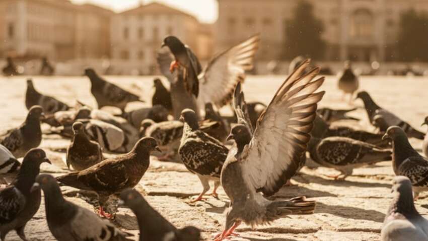 У Польщі голубів годуватимуть кормом з контрацептивами: яка мета