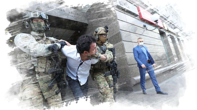 В СБУ объяснили, почему на фото с БЦ Леонардо разные заложницы