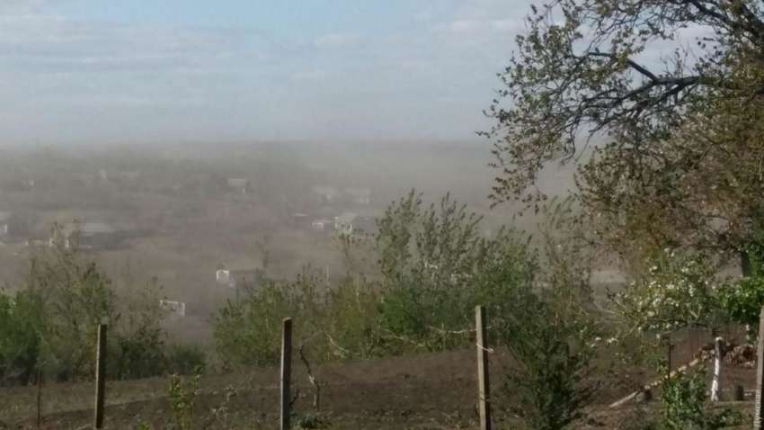 Пылевая буря накрыла Одесскую область - видео