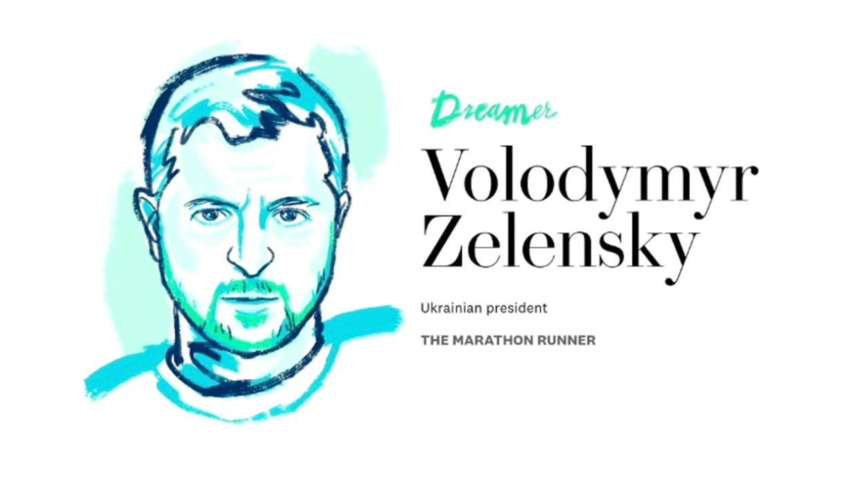 Politico назвало Зеленского "мечтателем года" Politico назвало Зеленского "мечтателем года"