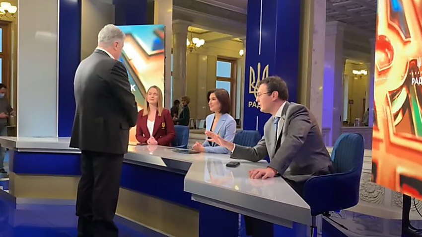 Петр Порошенко сорвал прямой эфир телеканала "Рада" (ВИДЕО)