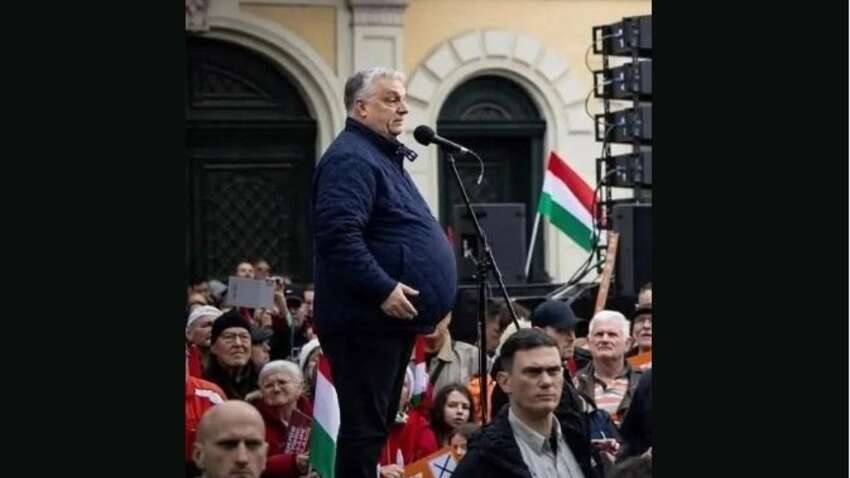 «Выберешь одного — получишь второго в подарок»: сеть разразилась шутками из-за нового фото Виктора Орбана